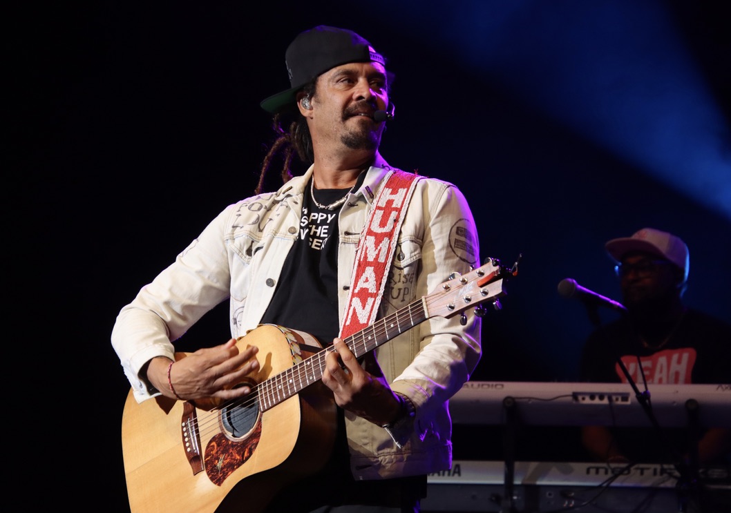 Michael Franti at the Leader Bank Pavilion