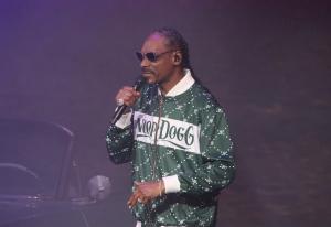 Snoop Dogg at the Xfinity Center in Mansfield, Massachusetts