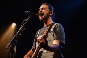 Noah Kahan performed at the Bank of New Hampshire Pavilion