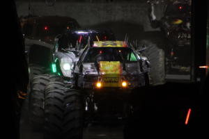 The Monster Jam Triple Threat Series in Providence, RI. at the Dunkin Donuts Center. 