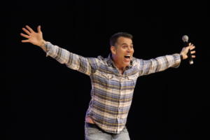 Steve-O performing at The Strand Ballroom & Theatre