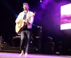 Michael Franti at the Leader Bank Pavilion