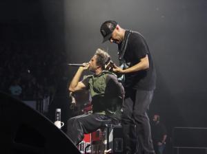 Rage Against The Machine performing at the PPG Paints Arena