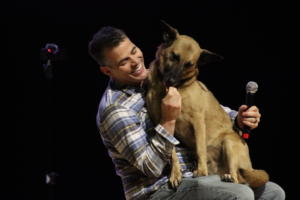 Steve-O performing at The Strand Ballroom & Theatre