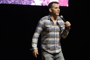 Steve-O performing at The Strand Ballroom & Theatre