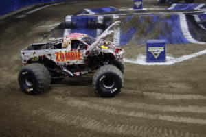 The Monster Jam Triple Threat Series in Providence, RI. at the Dunkin Donuts Center. 