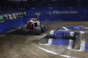 The Monster Jam Triple Threat Series in Providence, RI. at the Dunkin Donuts Center. 