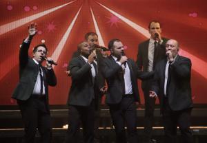 Straight No Chaser at the Mohegan Sun Arena on December 8, 2023