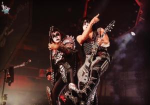 KISS and David Lee Roth performing at the SNHU Arena in Manchester, NH