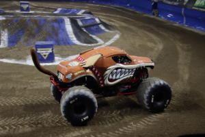 The Monster Jam Triple Threat Series in Providence, RI. at the Dunkin Donuts Center. 