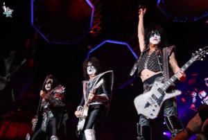 KISS and David Lee Roth performing at the SNHU Arena in Manchester, NH