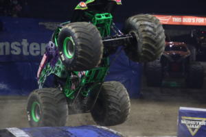 The Monster Jam Triple Threat Series in Providence, RI. at the Dunkin Donuts Center. 