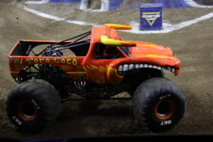 The Monster Jam Triple Threat Series in Providence, RI. at the Dunkin Donuts Center. 