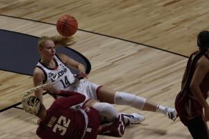 UConn vs Florida State at the Basketball Hall of Fame Women's Showcase