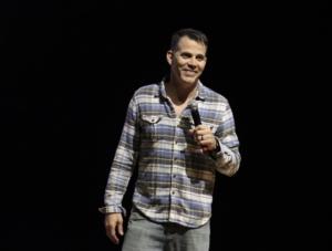 Steve-O performing at The Strand Ballroom & Theatre