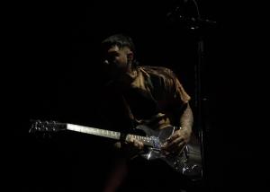 Avenged Sevenfold performing at the Xfinity Center in Mansfield, Massachusetts