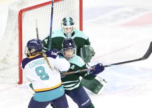 The Boston Fleet vs the New York Sirens at the Tsongas Center on 3/5/2025