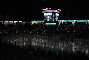 PWHL's Boston Fleet vs Minnesota Frost at the Tsongas Center in Lowell, Massachusetts on 12/4/2024.